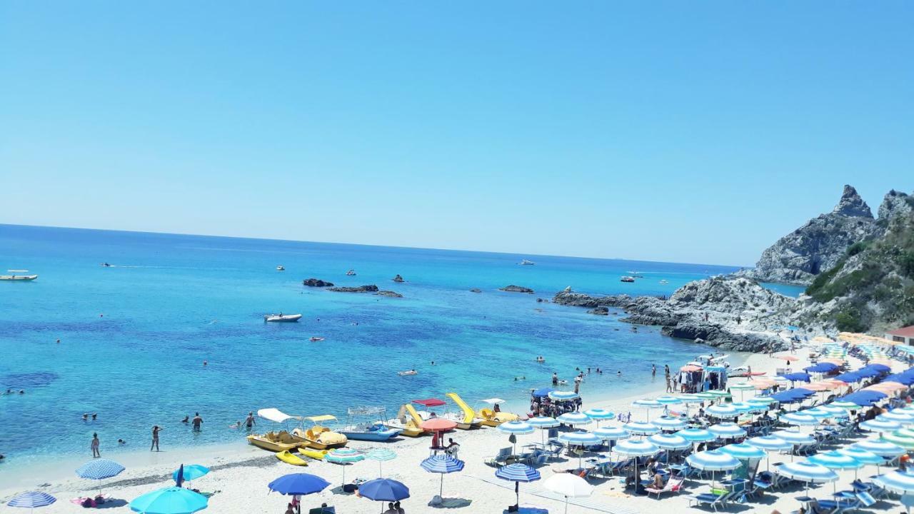 Naturamare Apartments - Piscina Idromassaggio Con Vista Mare Aperta Fino Alle Ore 22-00 Capo Vaticano Kültér fotó